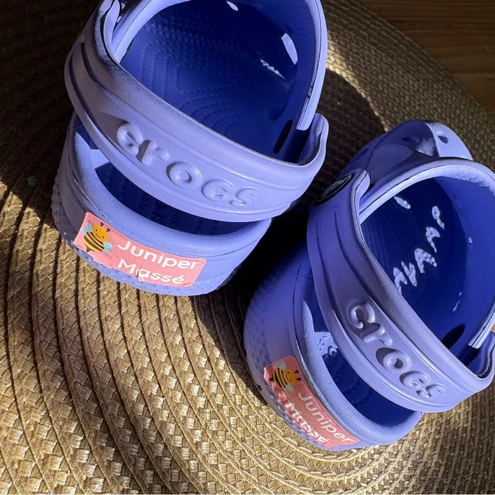 Crocs Baya Kids Clogs Water Shoes Digital Violet Light Purple Size Kids 6